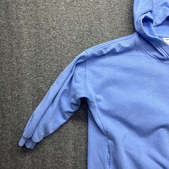 Nike Hoodie Womens Medium Blue FZ5579-494 Fleece Pullover Sweatshirt - Picture 5 of 16